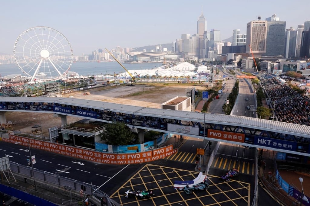 The Central Harbourfront track for the 2017 Formula E-Prix. Photo: Rueters