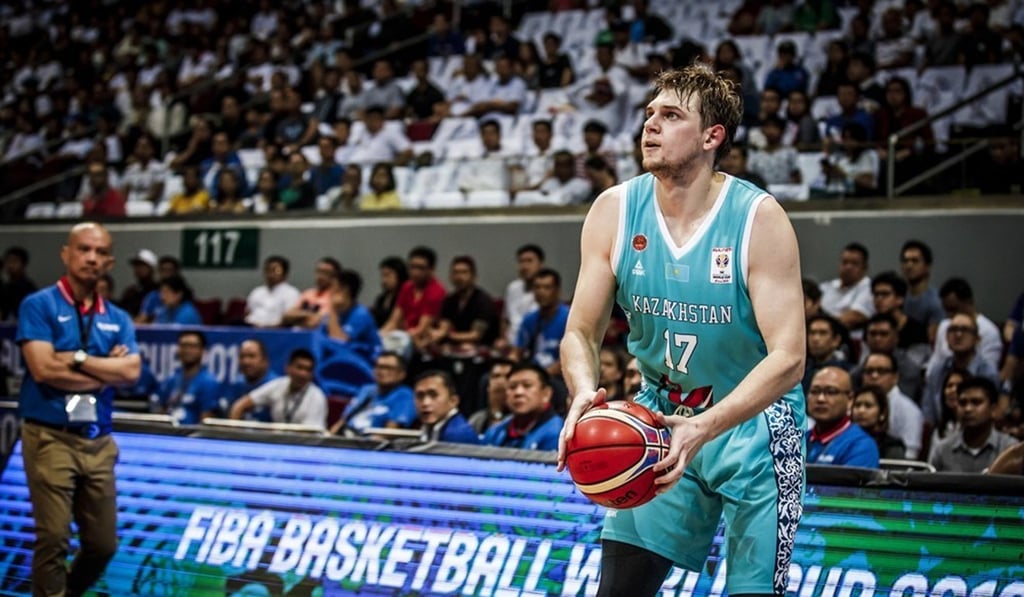 Alexandr Zhigulin in action for Kazakhstan. Photo: Fiba Alexandr Zhigulin in action for Kazakhstan. Photo: Fiba