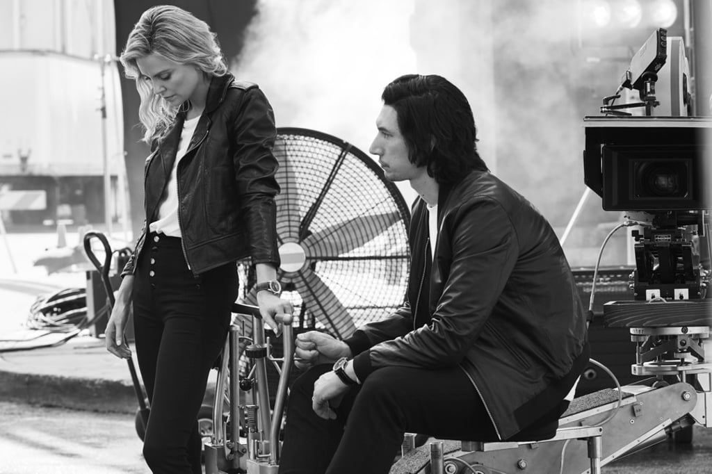 The ‘Cinema Squad’ campaign also features Charlize Theron and Adam Driver.