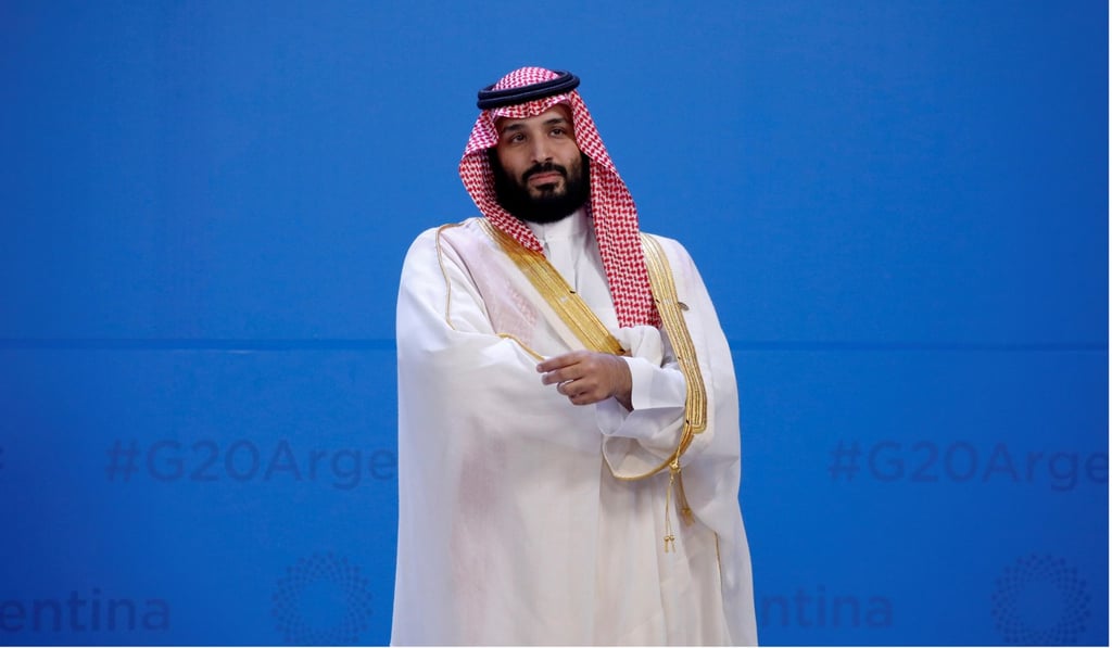 Mohammed waiting for the family photo at the G20 summit in Buenos Aires on November 30, 2018. Photo: Reuters