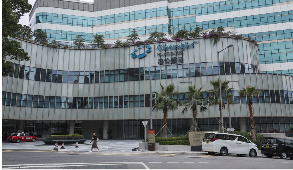 Gleneagles Hong Kong Hospital in Wong Chuk Hang. Photo: Nora Tam