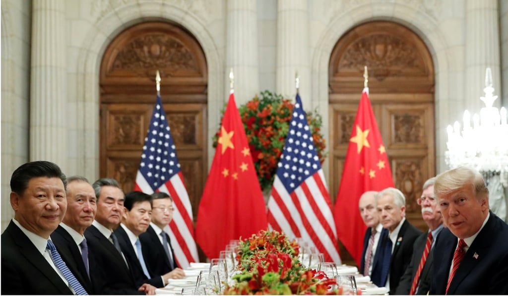 Chinese President Xi Jinping (left) and US President Donald Trump called a truce in the trade war on December 1, after the G20 summit in Buenos Aires, Argentina. Photo: Reuters