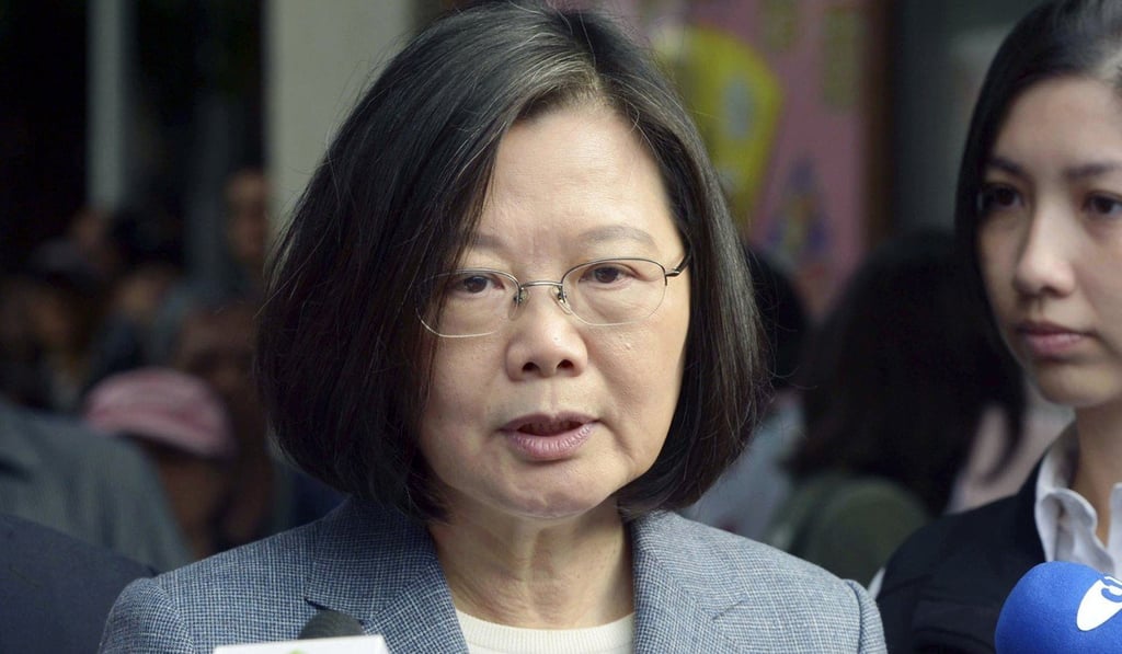 A source said Taiwanese President Tsai Ing-wen’s government, like Beijing, watches the presence of US warships in the Taiwan Strait. Photo: AP A source said Taiwanese President Tsai Ing-wen’s government, like Beijing, watches the presence of US warships in the Taiwan Strait. Photo: AP