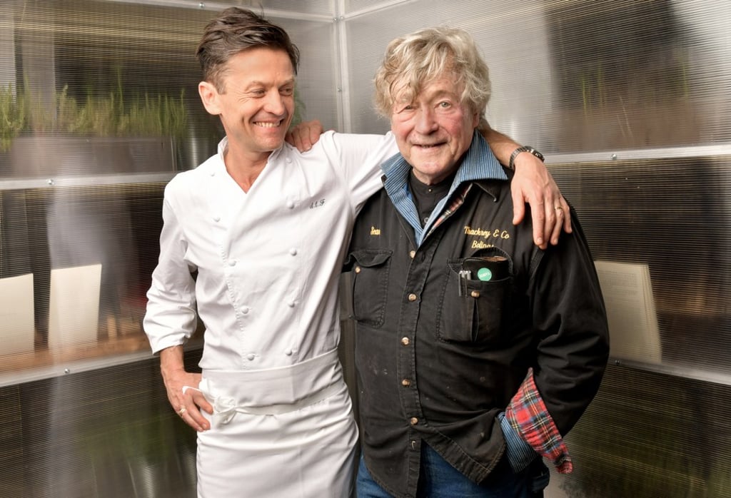 Sean Thackrey with celebrity chef Daniel de La Falaise who caters for exclusive celebrations such as Kate Moss’s wedding. Sean Thackrey with celebrity chef Daniel de La Falaise who caters for exclusive celebrations such as Kate Moss’s wedding.