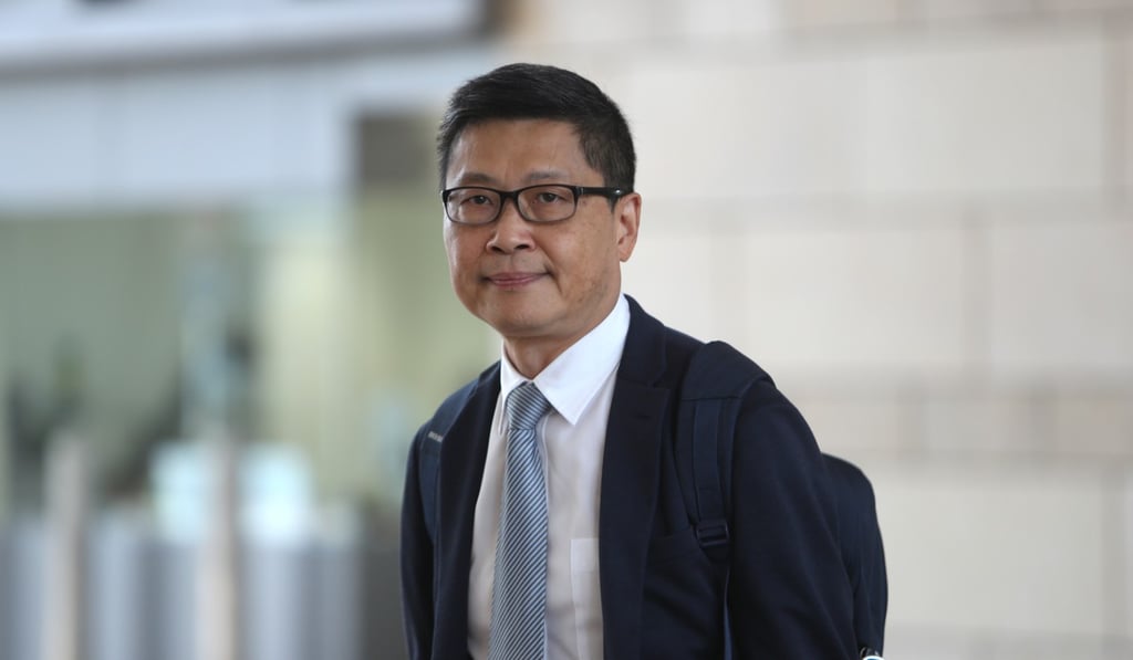 Chan Kin-man continued to give evidence at West Kowloon Court. Photo: Winson Wong Chan Kin-man continued to give evidence at West Kowloon Court. Photo: Winson Wong