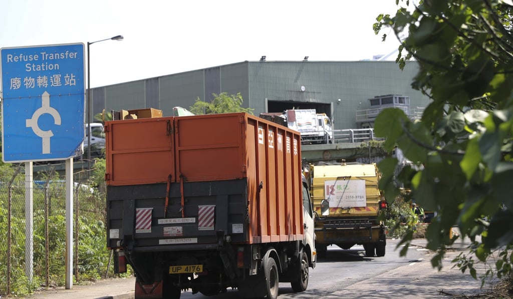 The West Kowloon Refuse Transfer Station on Stonecutters Island. Photo: Edward Wong