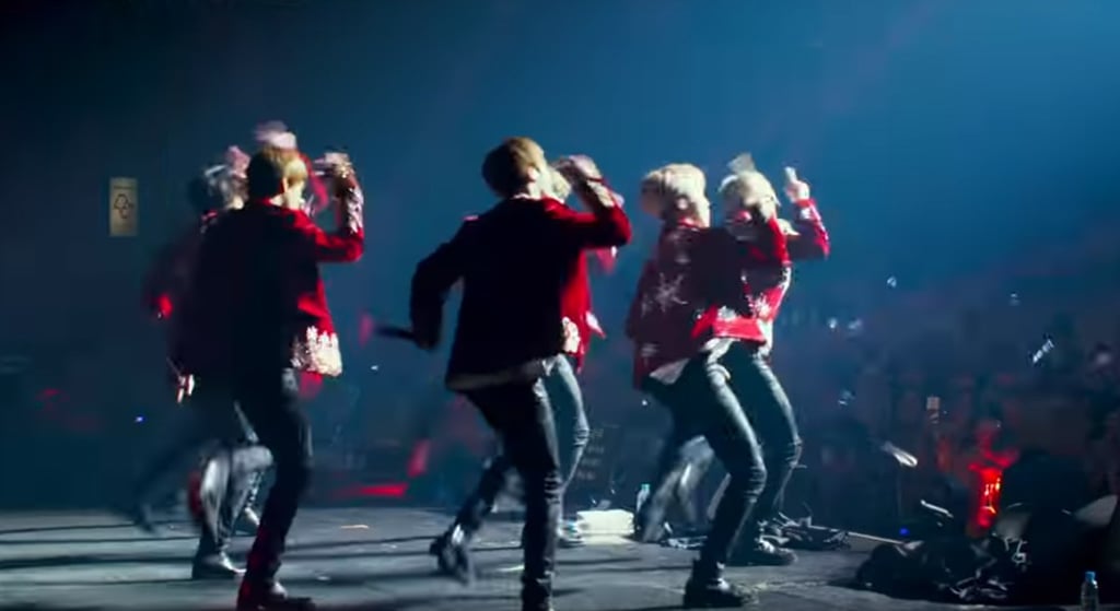 ‘Burn the Stage’, which is released in cinemas worldwide from Thursday, follows the seven-member group’s rise to global fame during its 2017 concerts.