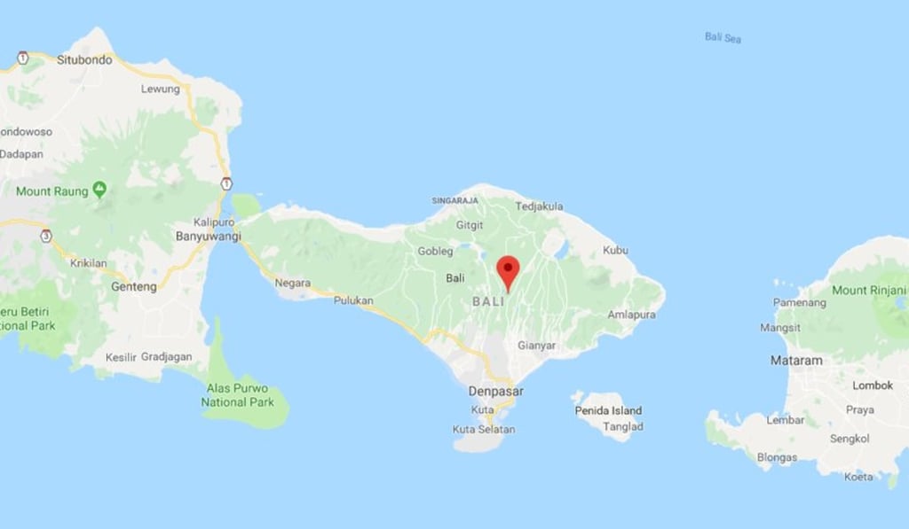 Location of the Hanging Gardens of Bali. Photo: Google Maps Location of the Hanging Gardens of Bali. Photo: Google Maps