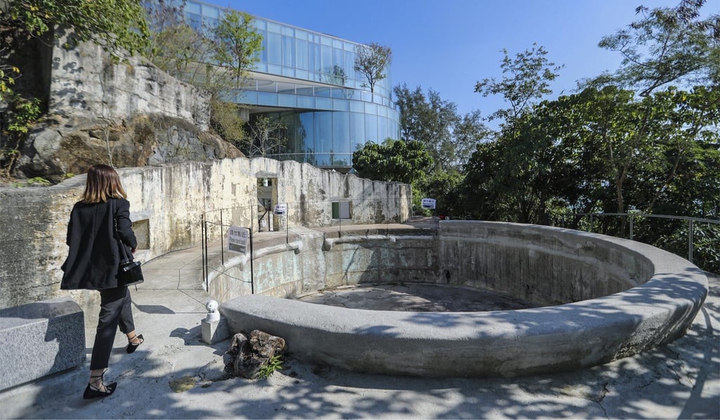The disused gun emplacement which will host the replica. Photo: Winson Wong