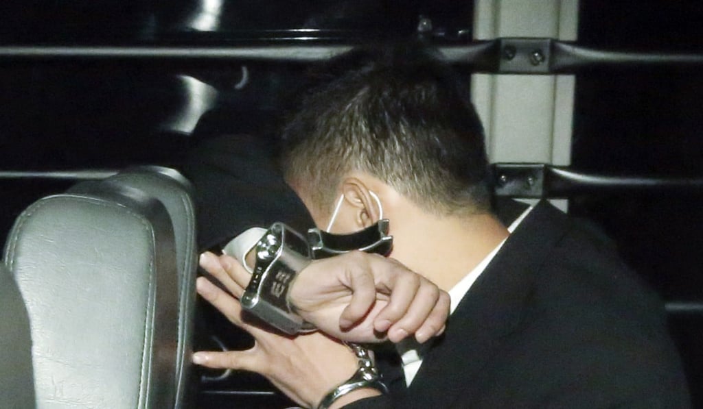 Wong Chi-wah being escorted from the High Court at his trial in July 2015. Photo: Sam Tsang