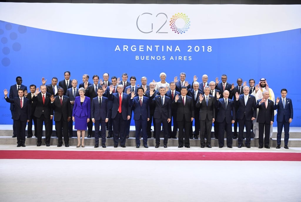 The family photo at the G20 summit on November 30. Photo: AFP