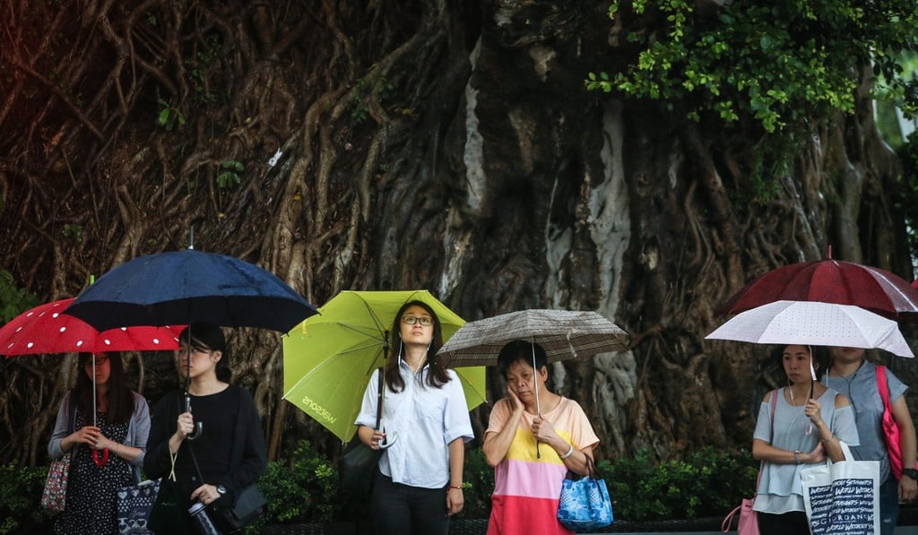 A rainy, overcast day in Hong Kong. Weather like that can put people in a bad mood and induce pessimism in stock market investors, research shows. Photo: Sam Tsang