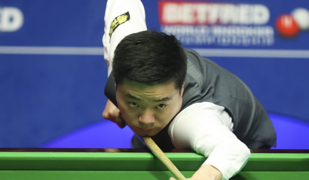 Ding Junhui was knocked out in the last-16 of the UK Championship. Photo: Xinhua