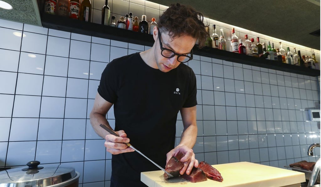 Max Levy, chef at Okra Bar. Photo: Nora Tam
