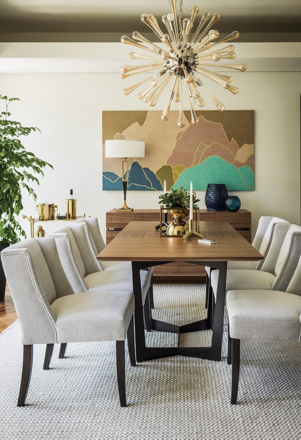 A look from Indigo Living; wood gives a home a cosy feeling.