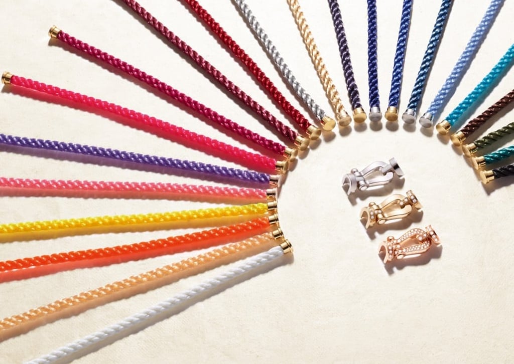 Fred's colourful Force 10 collection of bracelets, for both men and women.