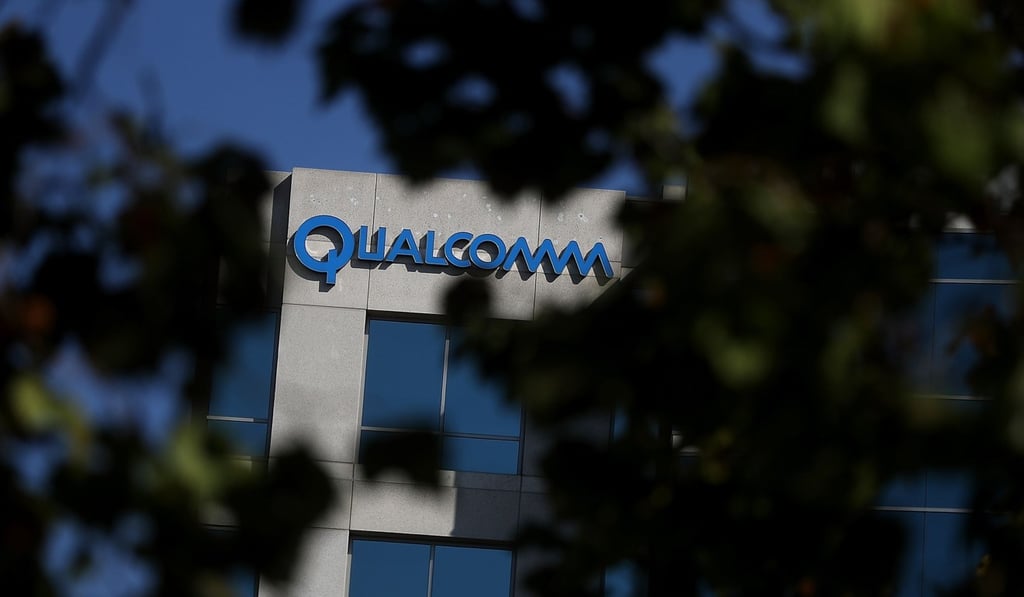 The sign at a Qualcomm office in San Jose, California. Photo: AFP The sign at a Qualcomm office in San Jose, California. Photo: AFP