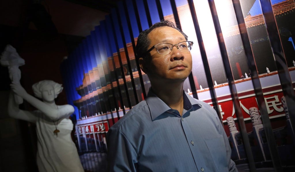 Richard Tsoi at the June 4 Museum in Tsim Sha Tsui in May 2016. Photo: David Wong