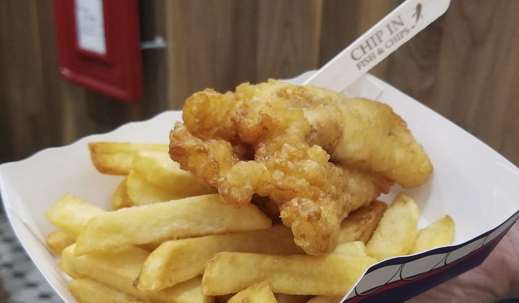 Fish and chips at Chip In Fish and Chips. Photo: Martin Choi