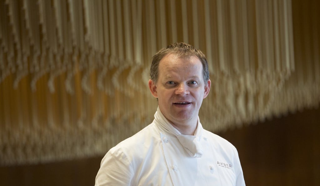 Culinary director Richard Ekkebus at Amber. One of the city’s more artistic chefs, he has been itching for something new. Photo: May Tse
