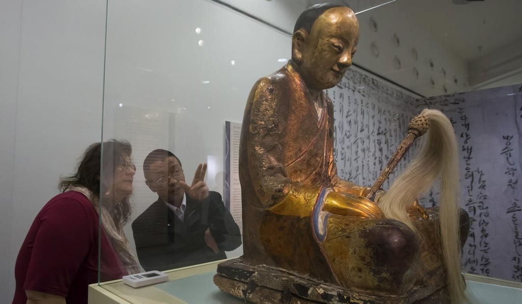 The villagers claim the statue of Zhanggong Zushi went missing in 1995. Photo: AP