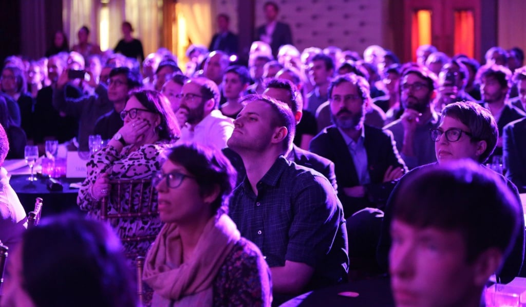 The crowd at the 2018 Kantar Information is Beautiful Awards in New York on December 4. Photo: Luke Ratray/Kantar Information is Beautiful Awards