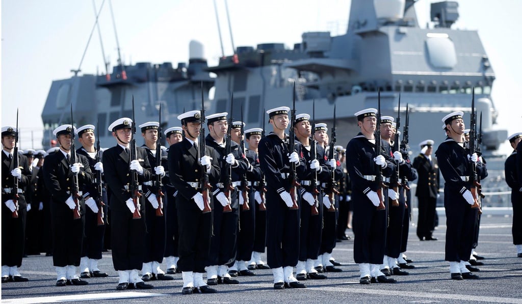 Tokyo’s plan to develop an aircraft carrier capable of launching fighter jets is driven by Beijing’s military rise, observers say. Photo: Reuters
