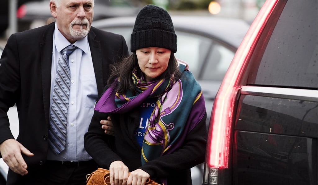Sabrina Meng Wanzhou has been ordered to wear a GPS ankle bracelet, submit to the 24-hour supervision of a private security firm, and surrender her two Hong Kong and Chinese passports. Photo: AP
