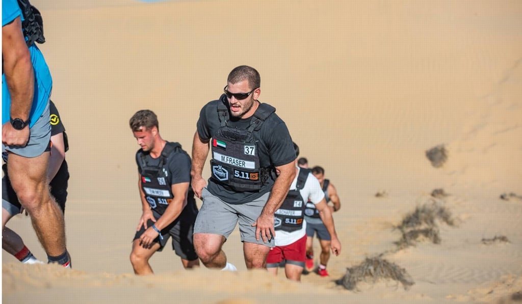Mat Fraser competes in the men’s race.