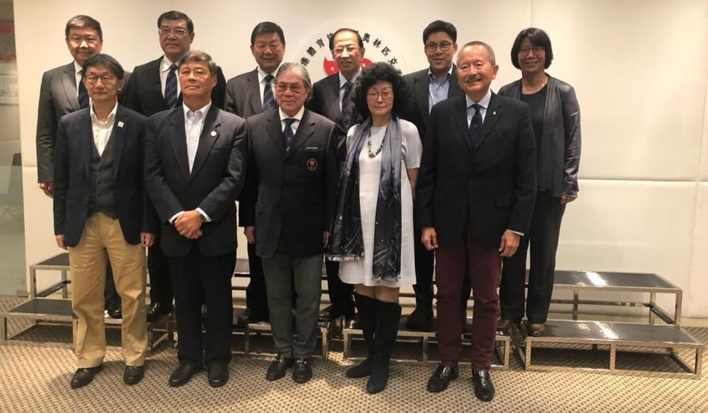 Hong Kong Olympic Committee members. Photo: Chan Kin-wa