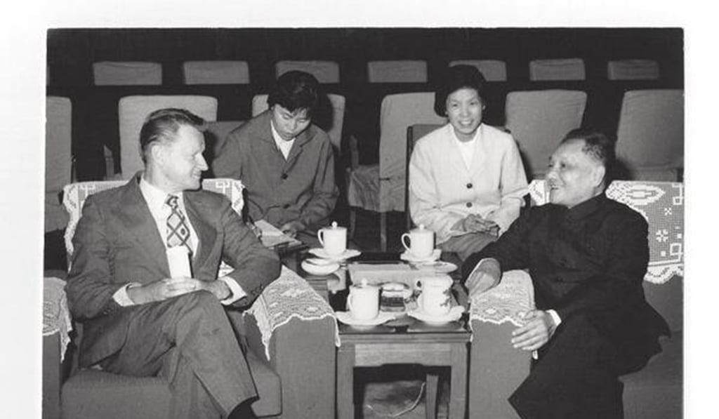 US National Security Adviser Zbigniew Brzezinski meeting Chinese leader Deng Xiaoping in Beijing in 1979. Photo: Handout