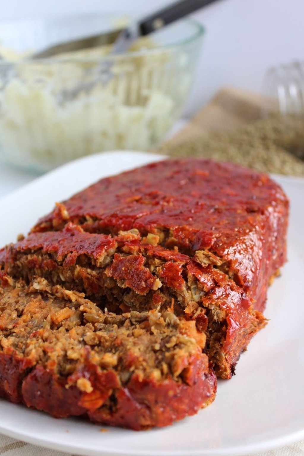 Lentil loaf from Pumpkin and Peanut Butter. Photo: Pumpkinandpeanutbutter.com