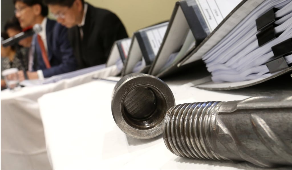 Reinforcement bars must be screwed in couplers by at least 40mm. Photo: Dickson Lee