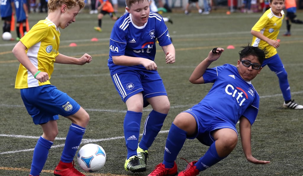 The winner of the under-12 tournament was also a team from Asia Pacific Soccer Schools. Photo: Jonathan Wong