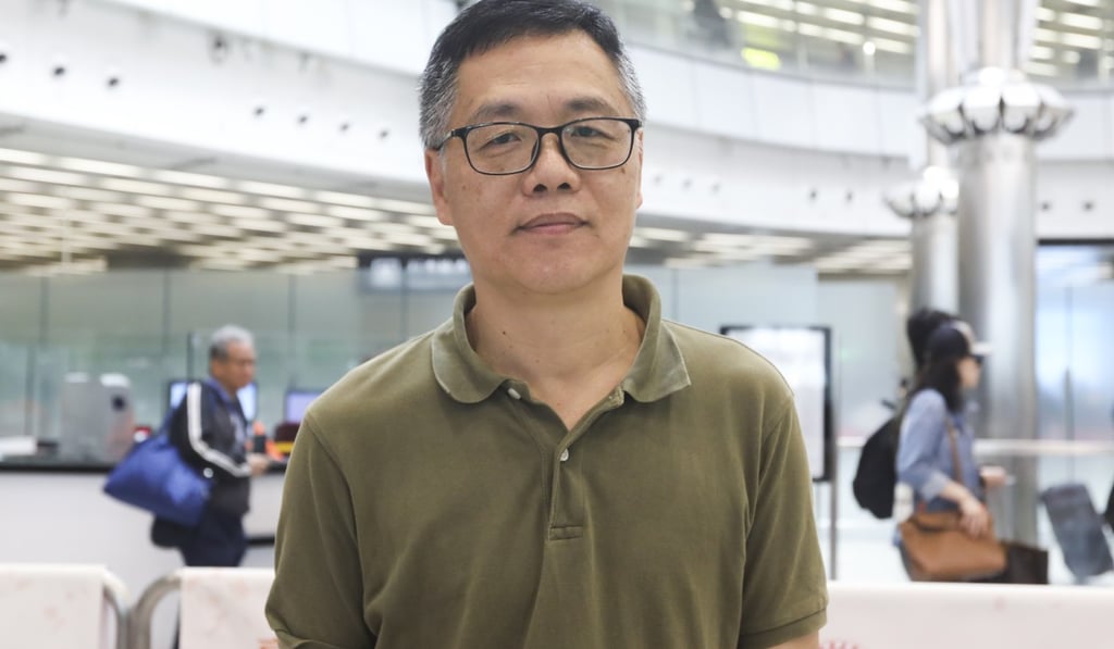 Passenger Lam Chik-Kai took the 11.30am train to Futian. Photo: Xiaomei Chen