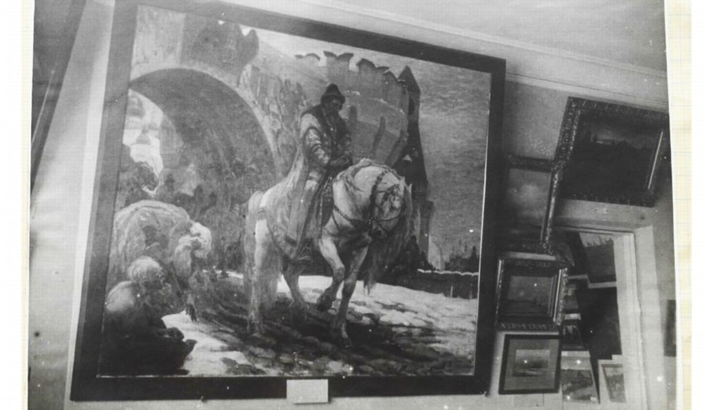 The Ivan the Terrible painting in the house in Ridgefield, Connecticut. Photo: AP