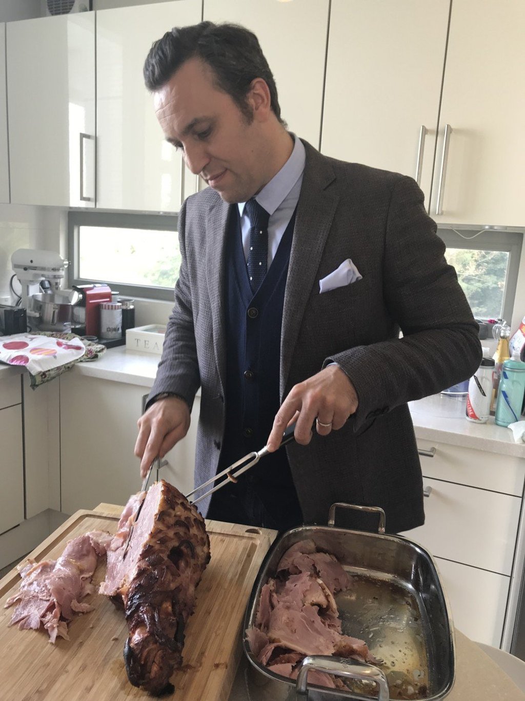 Antonio Oviedo, executive chef of catering company Relish Kitchen, has a repertoire of recipes up his sleeves to make the best of Christmas leftovers. Antonio Oviedo, executive chef of catering company Relish Kitchen, has a repertoire of recipes up his sleeves to make the best of Christmas leftovers.