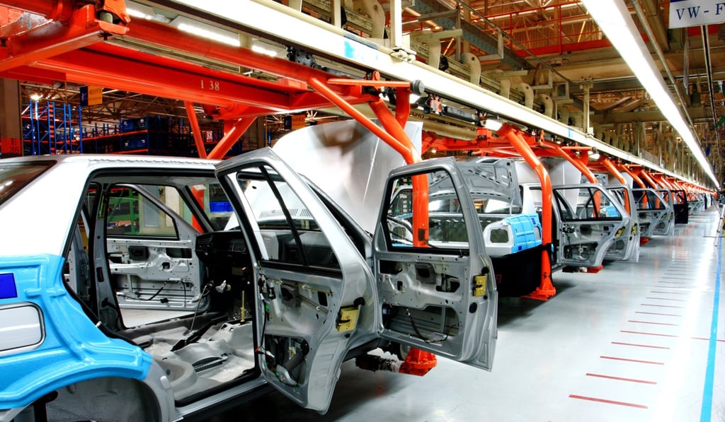 Cars being assembled in FAW’s plant in northeastern city of Changchun, Jilin province. Photo: Alamy