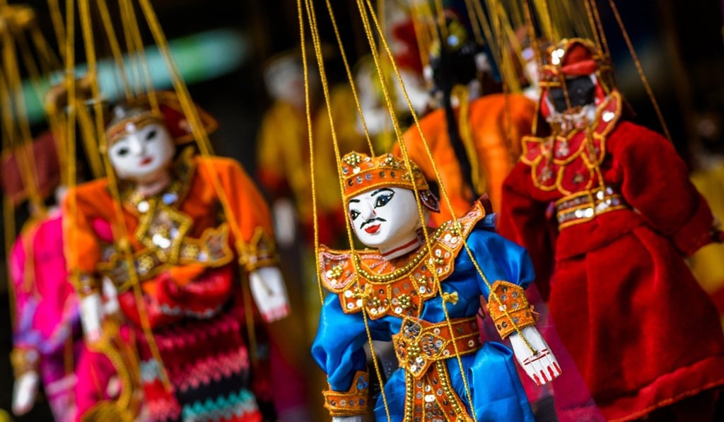 Puppets in the ancient city of Bagan in Myanmar. Photo: Shutterstock