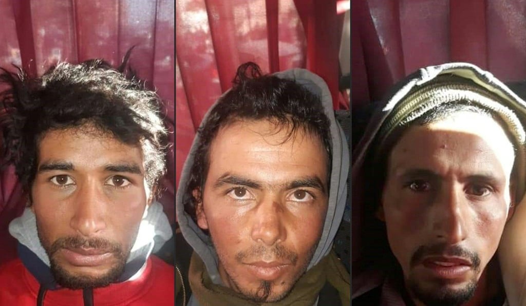 This combination of pictures shows (from left) Rachid Afatti, Ouziad Younes, and Ejjoud Abdessamad, three suspects in the grisly murder of two Scandinavian hikers in Morocco’s Atlas Mountains. Photos: Agence France-Presse This combination of pictures shows (from left) Rachid Afatti, Ouziad Younes, and Ejjoud Abdessamad, three suspects in the grisly murder of two Scandinavian hikers in Morocco’s Atlas Mountains. Photos: Agence France-Presse