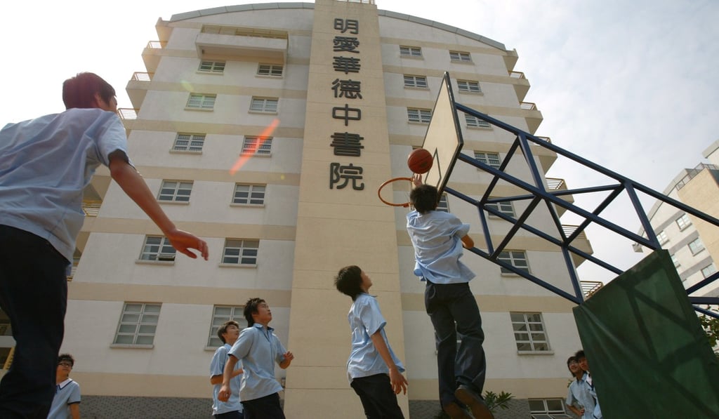 Pupils at Caritas Charles Vath College. Photo: Edward Wong