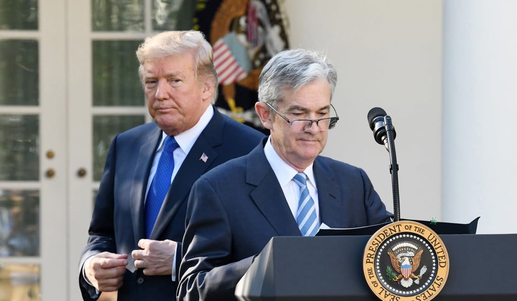 Jerome Powell appears at a news conference at the White House after US President Donald Trump nominated him to lead the Federal Reserve in November 2017. Photo: Bloomberg Jerome Powell appears at a news conference at the White House after US President Donald Trump nominated him to lead the Federal Reserve in November 2017. Photo: Bloomberg