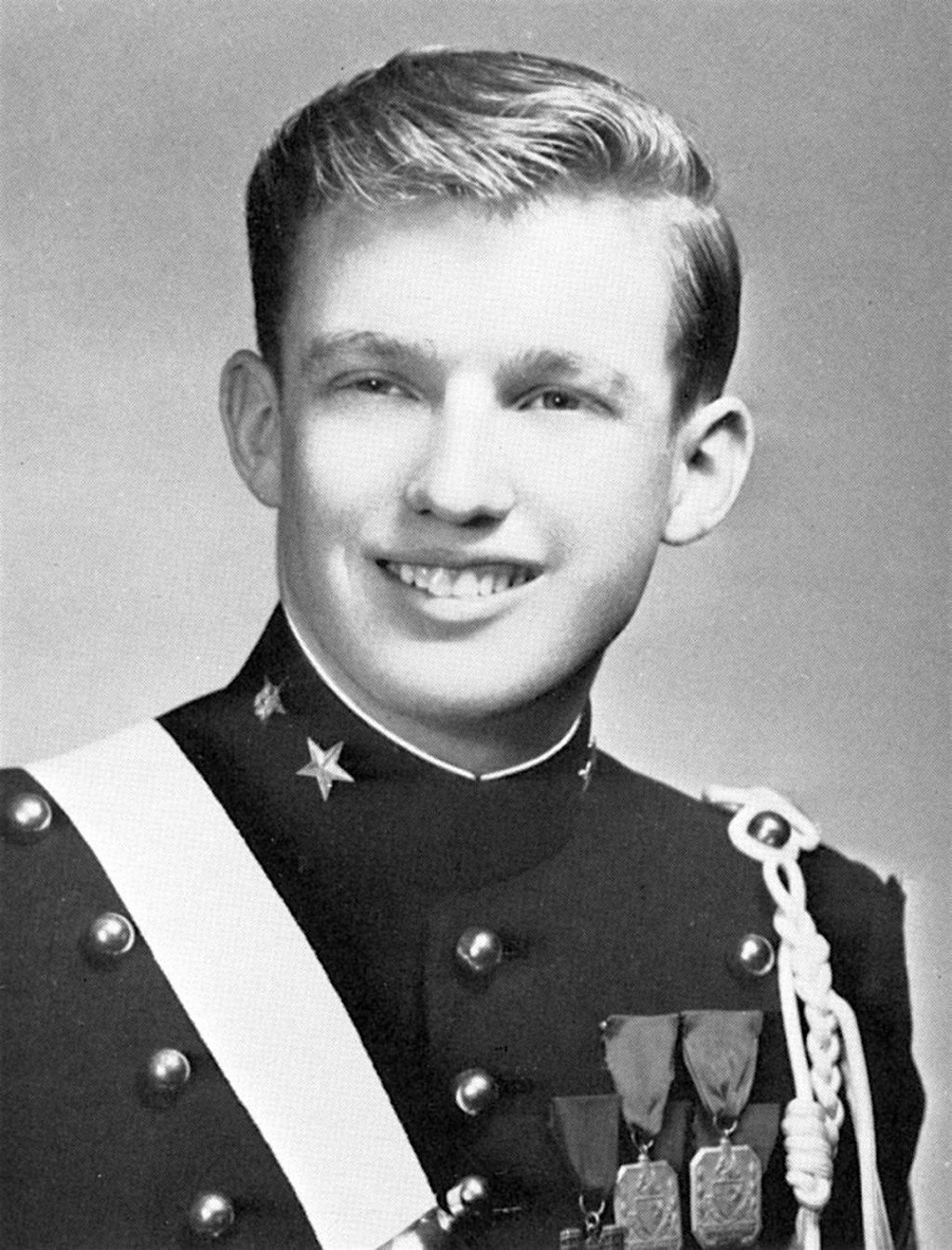 This handout image shows Donald Trump as a teenager at New York Military Academy in 1964. Photo: Handout
