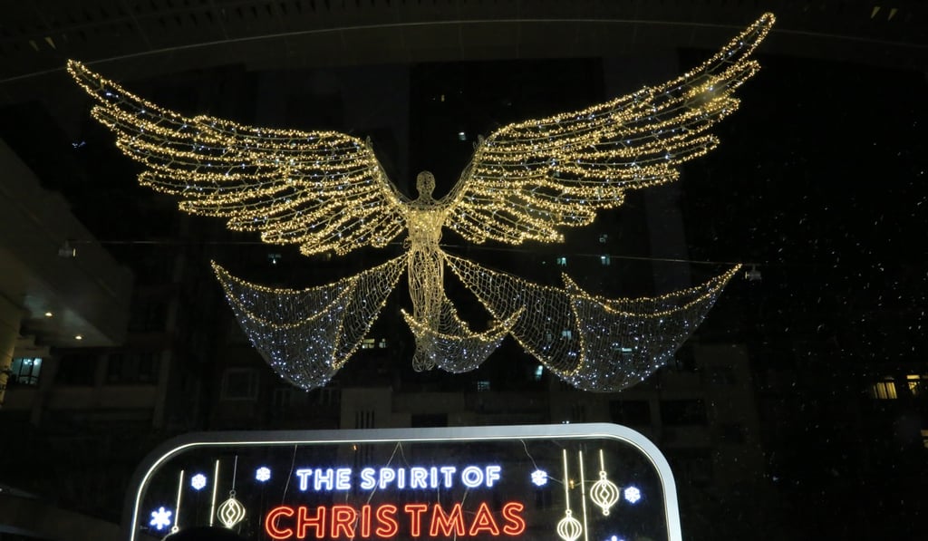 Lee Tung Avenue in Wan Chai reimagines London's Regent Street with its Christmas lighting and decorations. Photo: Vivian Yan Lee Tung Avenue in Wan Chai reimagines London's Regent Street with its Christmas lighting and decorations. Photo: Vivian Yan