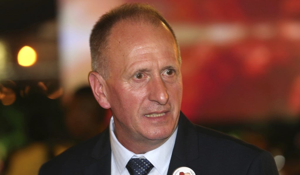 In this September 6 file photo, British cave expert Vernon Unsworth talks with guests at an event in Bangkok, Thailand. Photo: AP