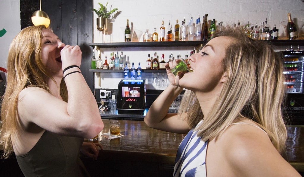 The fully automatic Jevo machine can make 20 liquor-infused gelatin shots in 10 minutes.