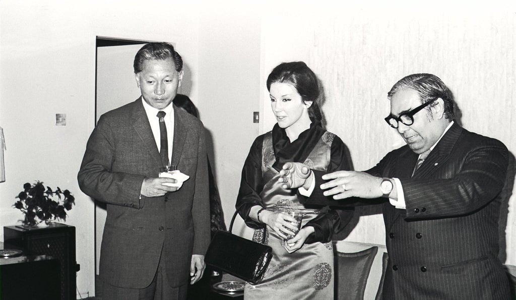 Emperor Choygal Palden Thondup Namgyal (left) of Sikkim with Queen Hope Cooke. Photo: SCMP
