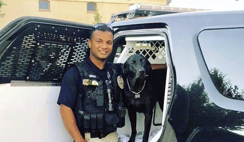 This undated file photo provided by the Newman Police Department shows officer Ronil Singh who was killed on duty conducting a traffic stop early Wednesday. Photo: AP
