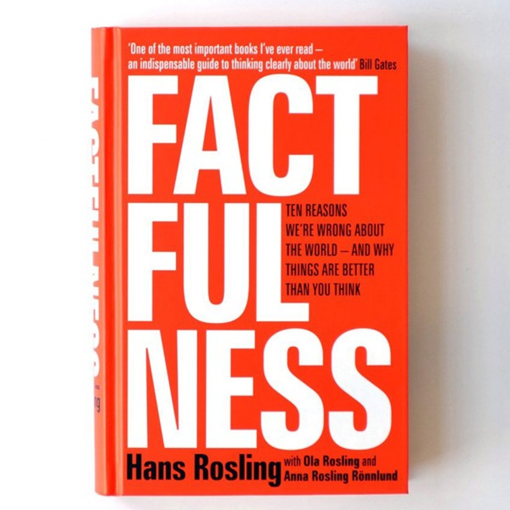 Hans Rosling’s Factfulness: Ten Reasons We’re Wrong About the World – and Why Things Are Better Than You Think contains much-needed insights. Photo: Amazon
