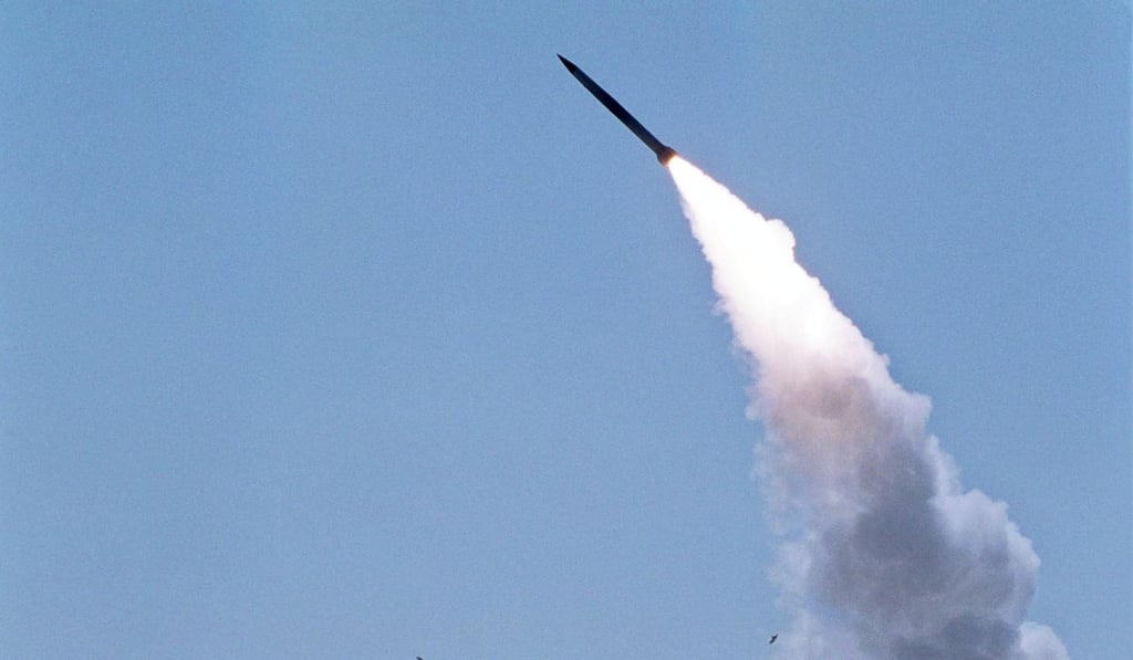 File photo of a Russian anti-aircraft rocket complex S300 Favourite being launched during a training session of CIS (Commonwealth of Independent States) countries. Photo: AFP